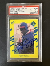 1990 Classic Yellow Series 3 Frank Thomas #T93 Signed Rookie PSA 8.5 RC PSA/DNA