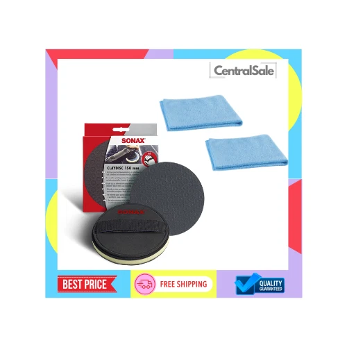 Sonax Clay Disc 150mm + 2 Free Towels FREE SHIPPING - Image 1 of 1