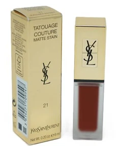 Brillo de labios Yves Saint Laurent Tatouage mancha mate 21 instinto borgoña   - Imagen 1 de 1