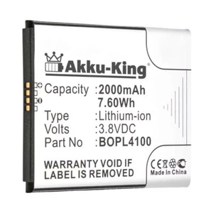 Li-Ion Akku für HTC Desire 526 / 526+ Dual Sim (BOPL4100 / HQ60331141000) - Bild 1 von 2