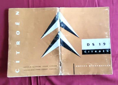 CITROEN DS 19 / notice d'entretien  d'époque  janvier 1962  / A.C 5322 - Photo 1/2