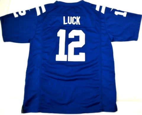 Indianapolis Colts Andrew Luck Home Jersey Youth L 14/16 Nike NFL On Field Blue Cover