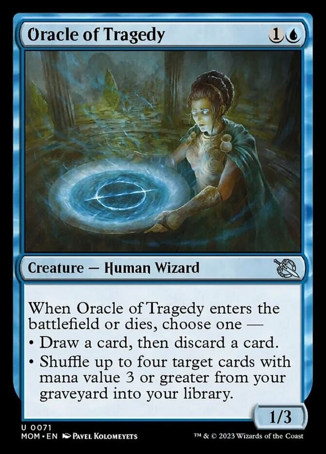 x1 Oracle of Tragedy - March of the Machines - NM - MTG - Image 1 of 1