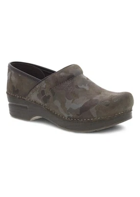 Zuecos profesionales Dansko gamuza camuflaje para mujer talla 39, EE. UU. 8,5 / 9 Foto 1 de 4