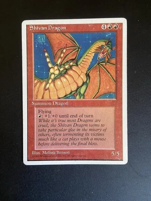 Shivan Dragon HP MTG Misprint Alternate Alt 4th - Image 1 of 2