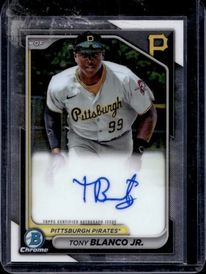 2024 Bowman Tony Blanco Jr. Chrome Prospect Auto #CPA-TB Pirates - Image 1 of 2
