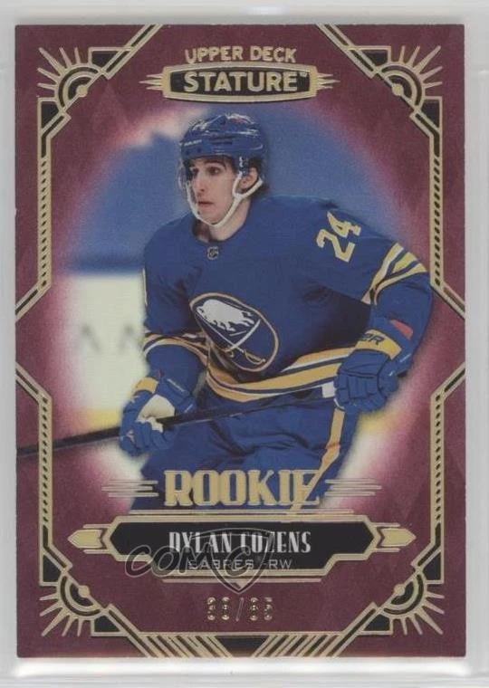 2020-21 Upper Deck Stature Rookies Red /85 Dylan Cozens #135 Rookie RC - Image 1 of 2