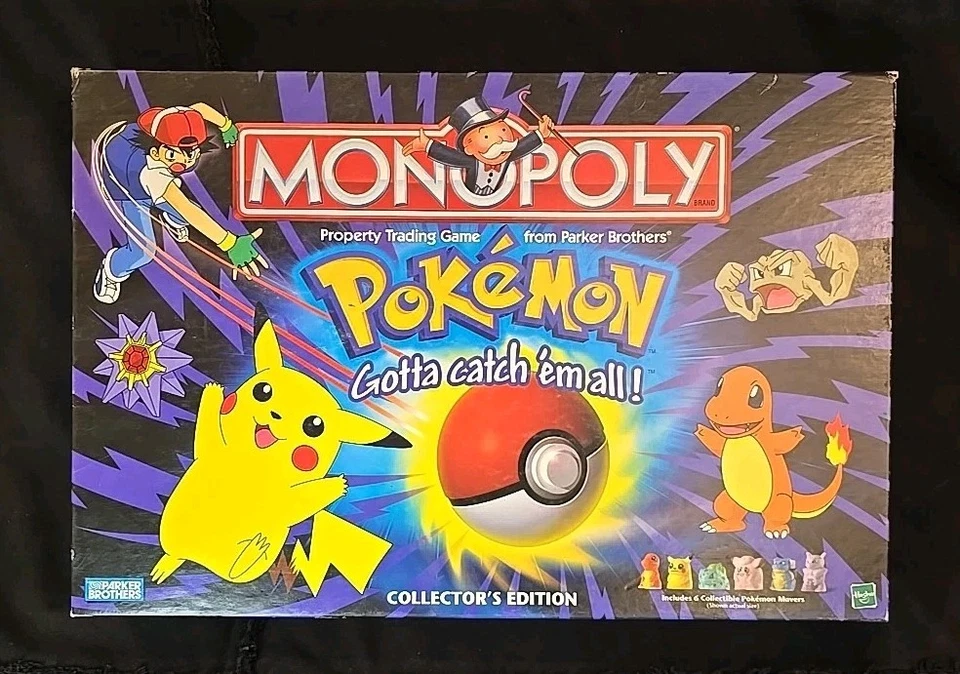 VIntage 1999 Pokemon Monopoly Collectors Edition Hasbro - Complete - Image 1 of 4