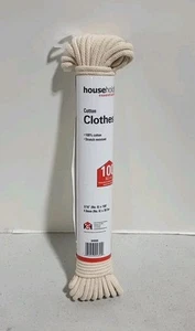 (Lot Of 17) Household Essentials Cotton Clothesline Rope 100Ft - Picture 1 of 13