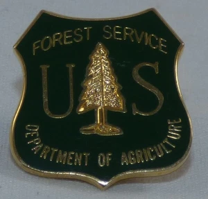Vintage US Forest Service Department of Agriculture Lapel Hat Pin - Picture 1 of 2