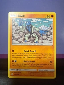 Sawk 72/147 - 2017 Pokemon TCG - Burning Shadows Common - Picture 1 of 1