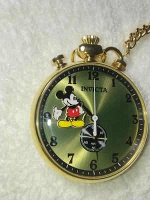 RELOJ BOLSILLO INVICTA 22746 Disney Edición Limitada Mickey Mouse Hombres Foto 1 de 4