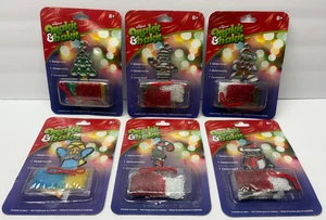 Makit & Bakit 6er Set Weihnachtsbaum Weihnachtsmann Engel Pinguin Ornament Bastelset NEU - Bild 1 von 2