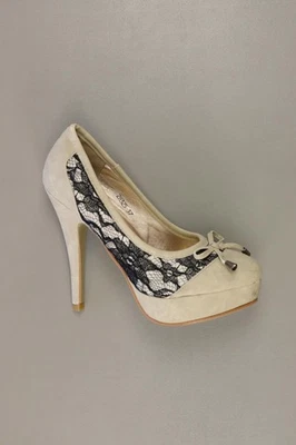 ⭐ Zapatos de salón Second Life Fashion para mujer talla 37 crema ⭐ - Imagen 1 de 4