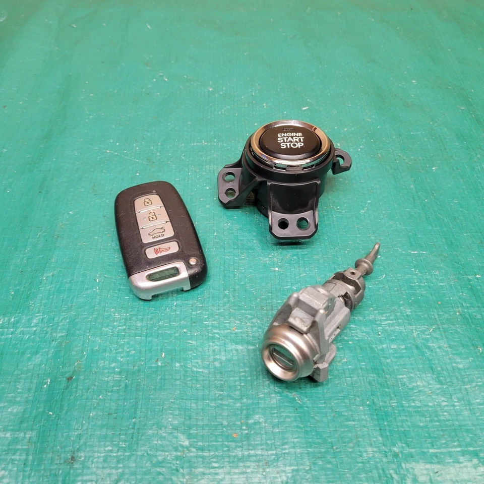 Interruptor de botón de parada de arranque de encendido Kia Optima 2011-2013 con llavero y bloqueo OEM Foto 1 de 4