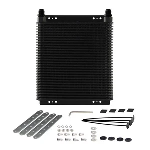 Universal 48 Row 96-Plate Transmission Oil Cooler w/ AN10 Fitings For VW Beetle - Picture 1 of 10