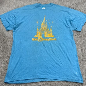 Camiseta Suave Rara Parque Temático Walt Disney Años 80 De Colección - Talla XL Azul - Imagen 1 de 6
