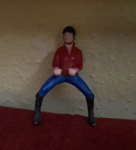 Schleich Reiterin rot blau Figur Mensch Frau Reiter 42485 - Bild 1 von 2