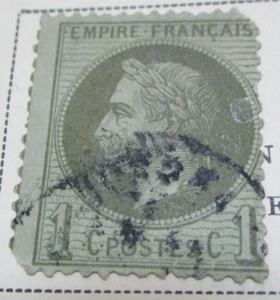 France 1863 Stamp 1C StampBook4-France8 - Picture 1 of 1