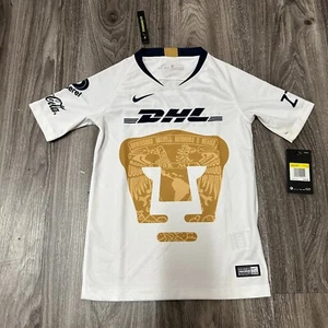 NIKE PUMAS UNAM HEIMTRIKOT JUGEND SMALL 2018/19 - WEISS/GOLD - Bild 1 von 15