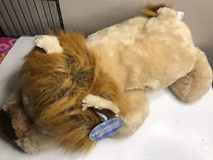 KellyToy Jungle Floppy Large Lion Plush Pillow Toy Stuffed Animal Large 24” Tan - Picture 1 of 7