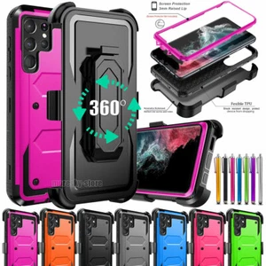 For Samsung Galaxy S22 Plus Ultra 5G Case Clip Holster Shockproof Phone Cover - Picture 1 of 68