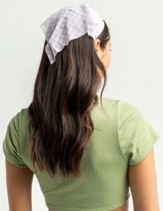 Bufanda Bandana Tilly’s FULL TILT Crema Margarita Transparente Nueva con Etiquetas - Imagen 1 de 3
