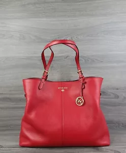 Michael Kors Tragetasche große Leder-Lenox-Handtasche (purpurrot) - Bild 1 von 7