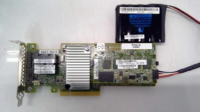 IBM 46C9111 M5120 12gb/s Raid PCI-e 3.0 X8  CARD w/battery 2GB CACHE Low Bracket - Image 1 of 4