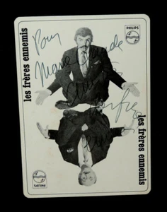 Autographe Photo dédicacée des Frères ennemis, humoristes, variétés - Imagen 1 de 2