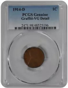 1914-D Lincoln PCGS VG - Picture 1 of 2