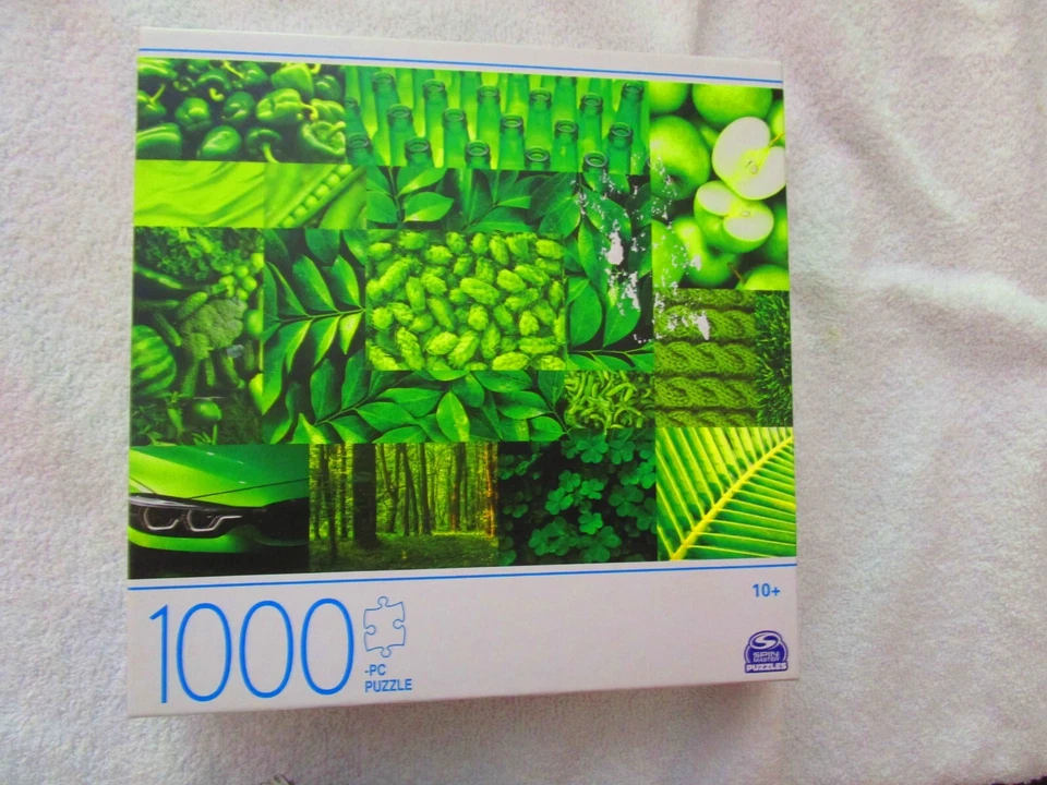 Big Ben Milton Bradley 1000 Piece Jigsaw Puzzle Greens Legumes 6056424