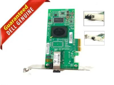 Dell QLogic QLE2460 Single Port 4Gbps Fiber Channel PCI Network Card 6H20P DC774 - Image 1 of 4