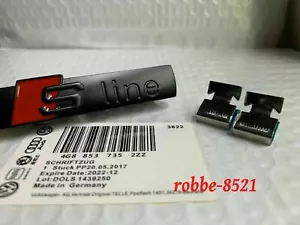 S Line Badge Original OEM Front Grill Emblems Chrome Decal Badges For All Model - Picture 1 of 2