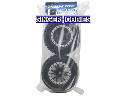 Pro Line 10131-13 X-Maxx Badlands MX43 Pro-Loc Pre-Mounted All Terrain Tires HH - Image 1 of 2