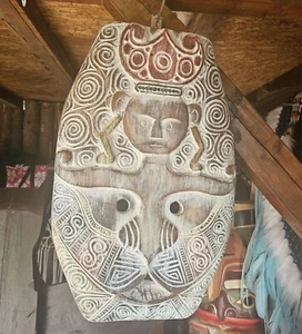 Wanddekoration Maya Inka Deko Maske Original Little Big Horn - Bild 1 von 6