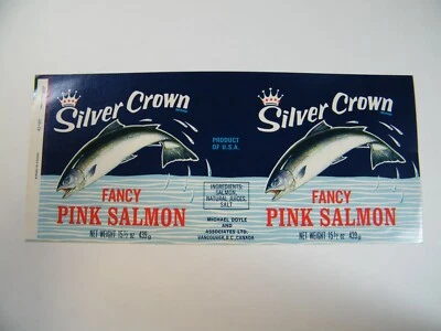 10-79 CORONA DE PLATA ELEGANTE ETIQUETA SALMÓN ROSA MICHAEL DOYLE & ASSOC. Foto 1 de 4