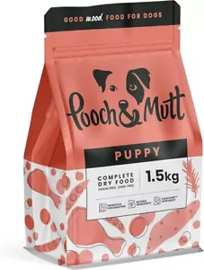 Pooch & Mutt - Complete Puppy Dry Dog Food, Chicken & Superfood Blend, 1.5kg - Picture 1 of 5