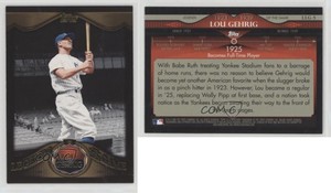 2009 Topps Target Legends of the Game Gold Lou Gehrig #LLG-5 HOF