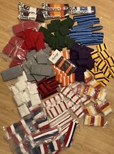 HUGE Lot of Athletic Cotton Terry Cloth Wrist Bands (80 Pairs) & Headbands (20)