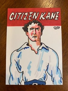 2007 Sketch Movie Poster Card signed by Ted Dastick JR - Movie is Citizen Kane   - Picture 1 of 2