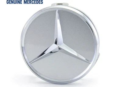 Cubierta central de rueda tapacubos emblema insignia logotipo estrella para MERCEDES BENZ - MB genuino Foto 1 de 4