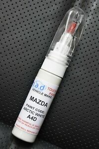 Retoque Coche Pintura 20ML Pluma para Mazda Arctic Blanco A4D CX-5 MX-5 MAZDA3