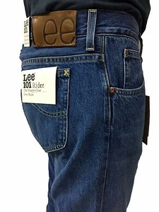 LEE 101 jeans uomo mod RIDER colore stone washed L96681GH con zip 100% cottone - Imagen 1 de 8