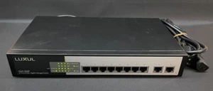 Conmutador administrado Luxul XMS-1010P 10 puertos serie AV Gigabit alimentación a través de Ethernet - Imagen 1 de 8