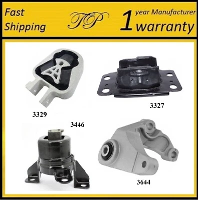 4 piezas de montaje de motor y transmisión para Ford Edge 2015-2018 2,0 L Foto 1 de 4