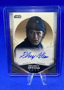 2021 Topps Star Wars Mandalorian Season 2 Philip Alexander Security Officer AUTO - Picture 1 of 2