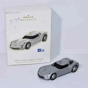 2009 Hallmark Keepsake Christmas Holiday Ornament GM Corvette With Box 1222! - Picture 1 of 10