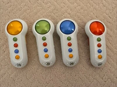 PARA REPUESTOS Xbox 360 Scene It Paquete de 4 Mandos Zumbador Inalámbricos SIN SENSOR Foto 1 de 4