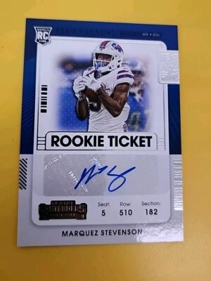 Marquez Stevenson 2021 Contenders Rookie Ticket RC Auto - Image 1 of 2